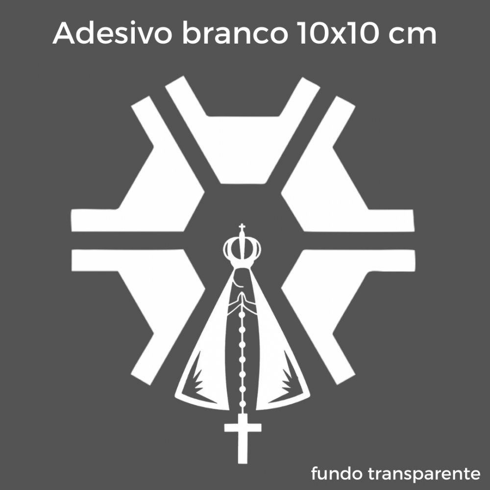 Loja Da Agronomia Adesivo Logo Agronomia E Nossa Senhora Branco 10 X